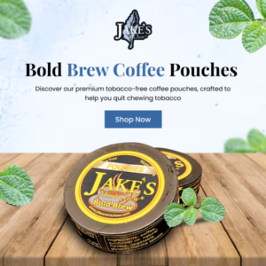 Jakes Mint Chew Tobacco Free Coffee Pouches  Natural Dip Alternative 300x300
